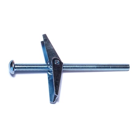 Midwest Fastener Toggle Bolt, 5" L, Steel, 25 PK 04099